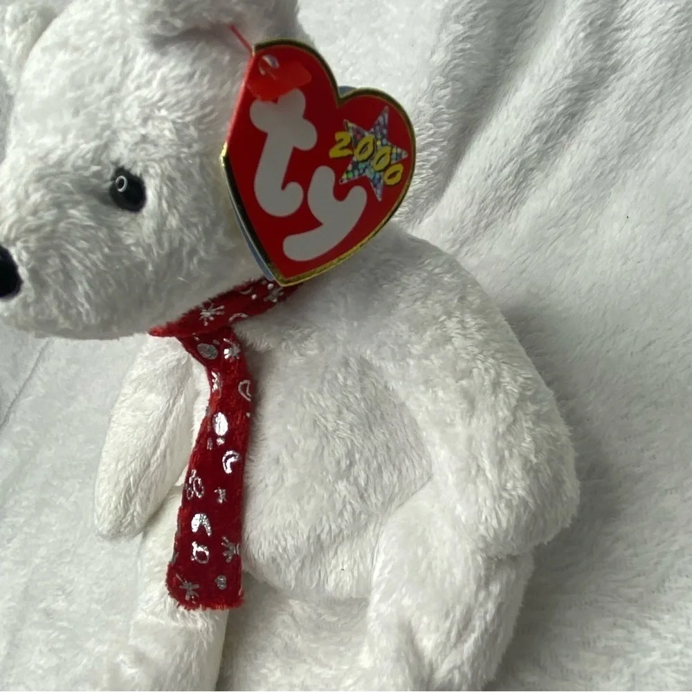 TY Beanie Babies 2000 Holiday Teddy Bear - Original 1990s plush 4332